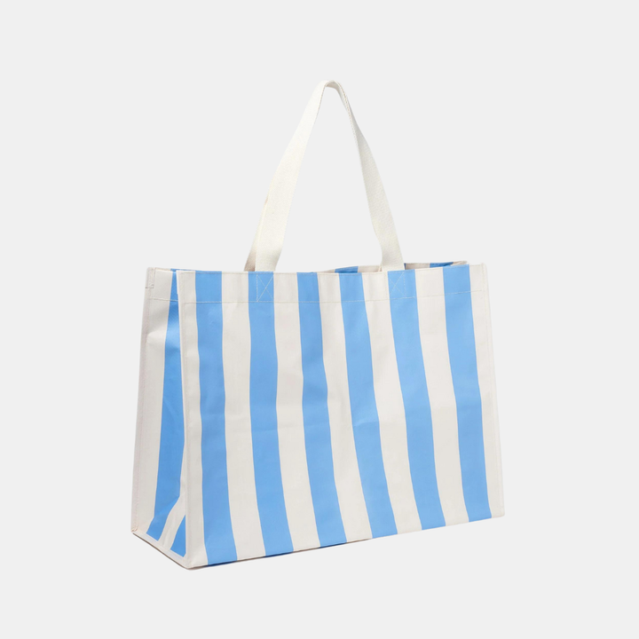 Sunnylife | Carryall Beach Bag - Le Weekend Mid Blue-Cream | Shut the Front Door