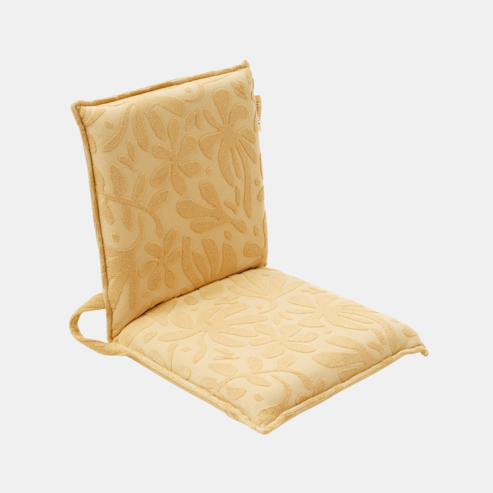 Sunnylife | Luxe Folding Seat - Mango Bay Golden Mustard | Shut the Front Door