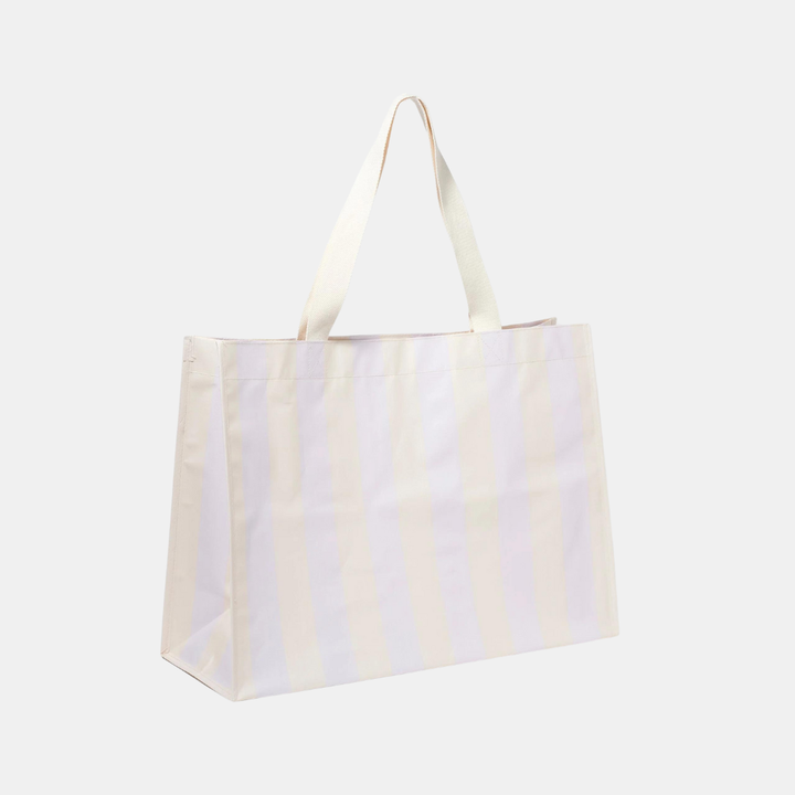 Sunnylife | Carryall Beach Bag - Rio Sun Pastel Lilac Stripe | Shut the Front Door