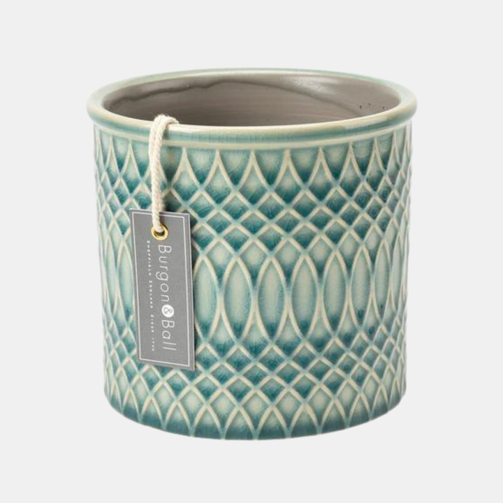 Burgon & Ball | Glazed Pot - Morocco Celadon | Shut the Front Door