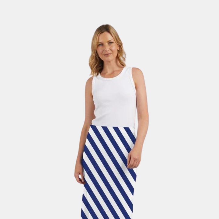 Elm Knitwear | Palermo Stripe Skirt | Shut the Front Door