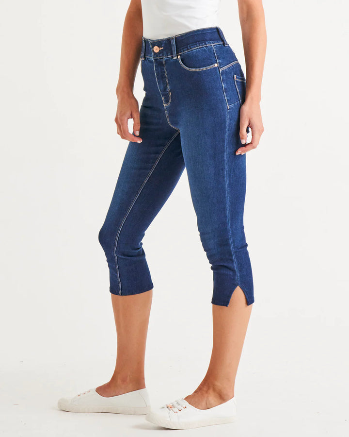 Betty Basics | Camila Crop Jeans - Midnight Denim | Shut the Front Door