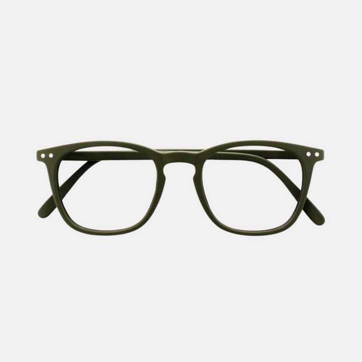 Izipizi | Reading Glasses Collection E Khaki Green +1 | Shut the Front Door