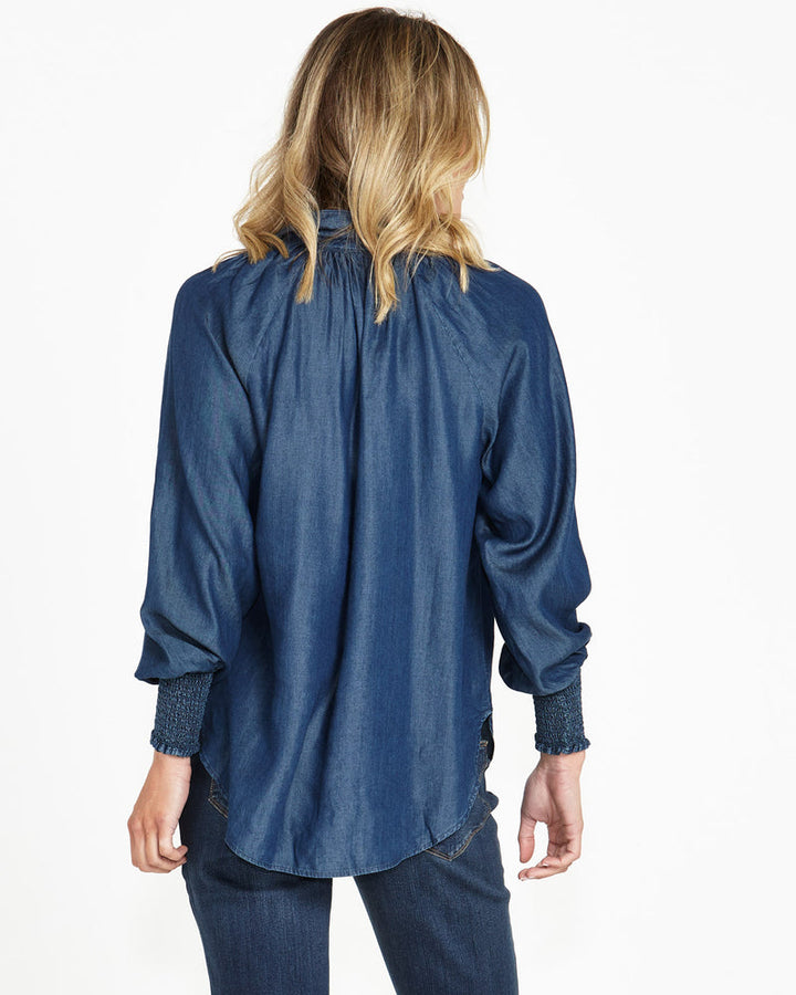 Betty Basics | Nina Lyocell Shirt - Blue Haze | Shut the Front Door