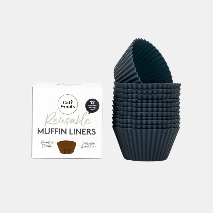 Reusable Muffin Liners 12 pack - Dark Mood