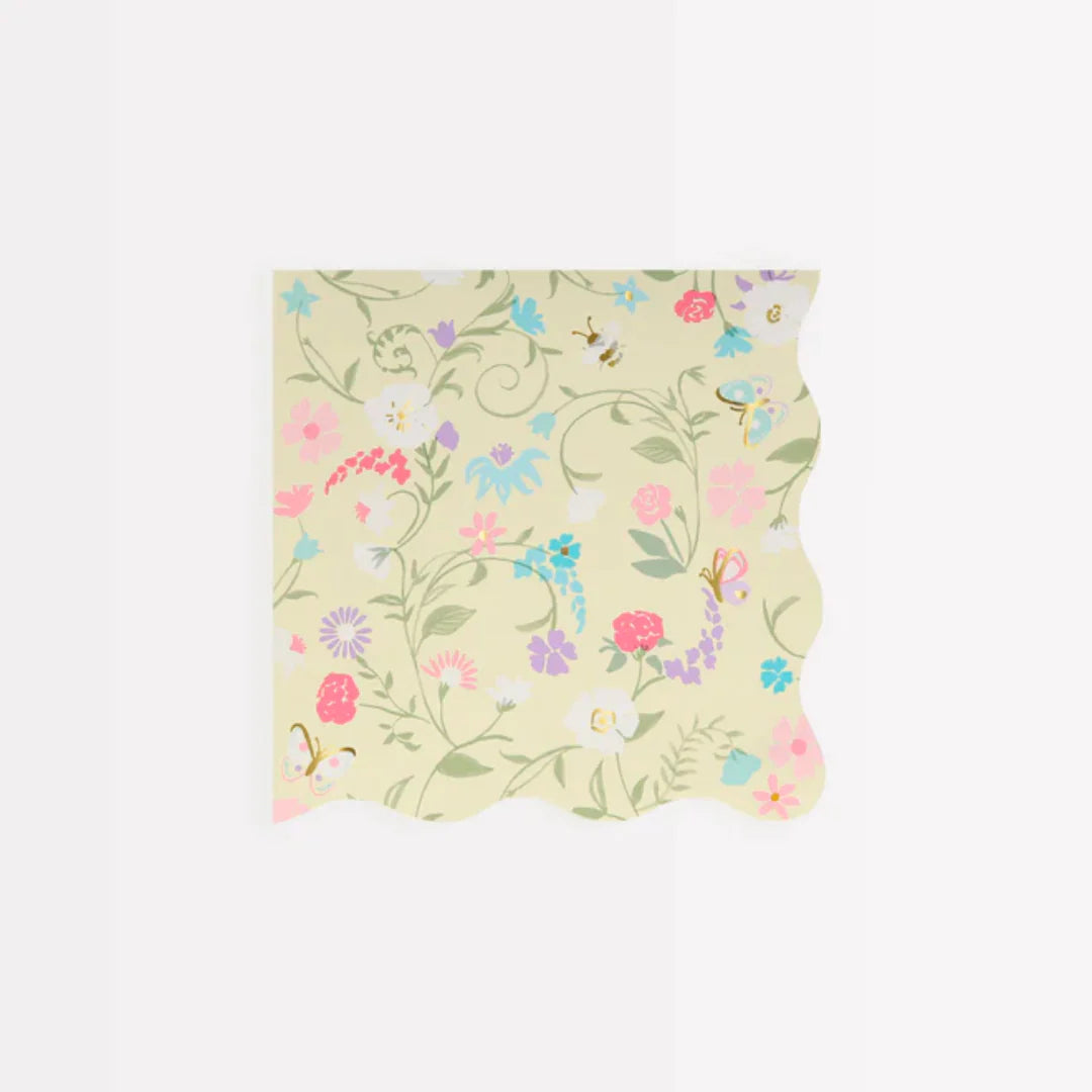 Meri Meri | Laduree Floral Small Napkins | Shut the Front Door