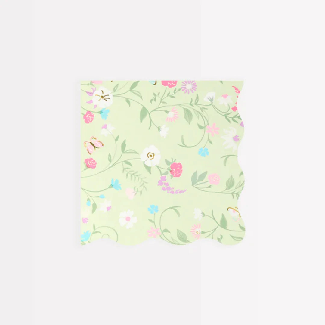 Meri Meri | Laduree Floral Small Napkins | Shut the Front Door