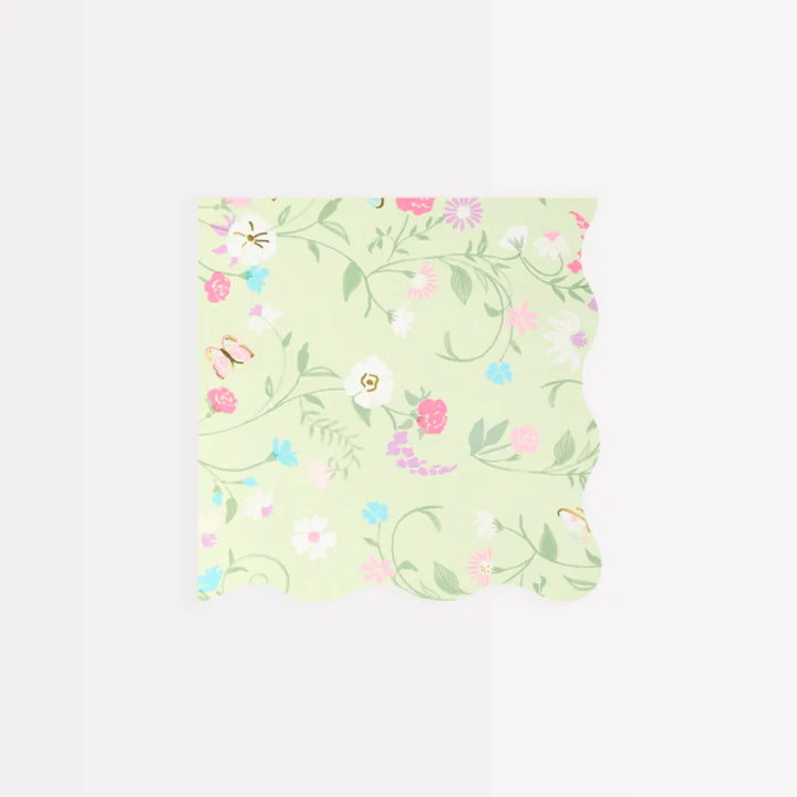 Meri Meri | Laduree Floral Small Napkins | Shut the Front Door