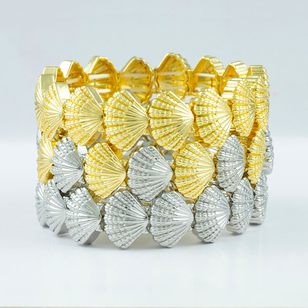 Antigone | Shell Bracelet - Silver | Shut the Front Door