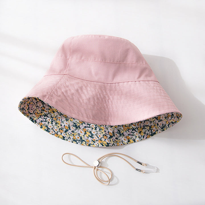 Antigone | Sadie Reversible Bucket Hat - Pink/Floral | Shut the Front Door