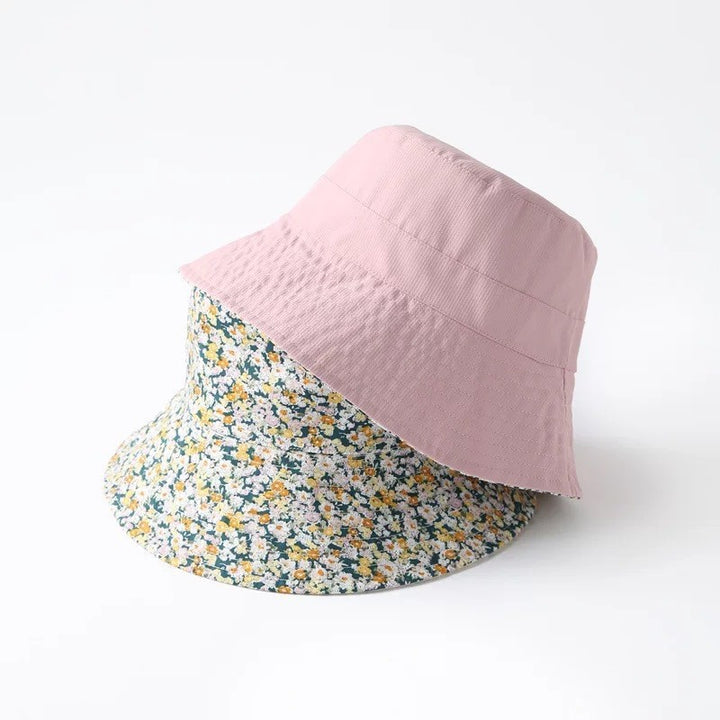 Antigone | Sadie Reversible Bucket Hat - Pink/Floral | Shut the Front Door