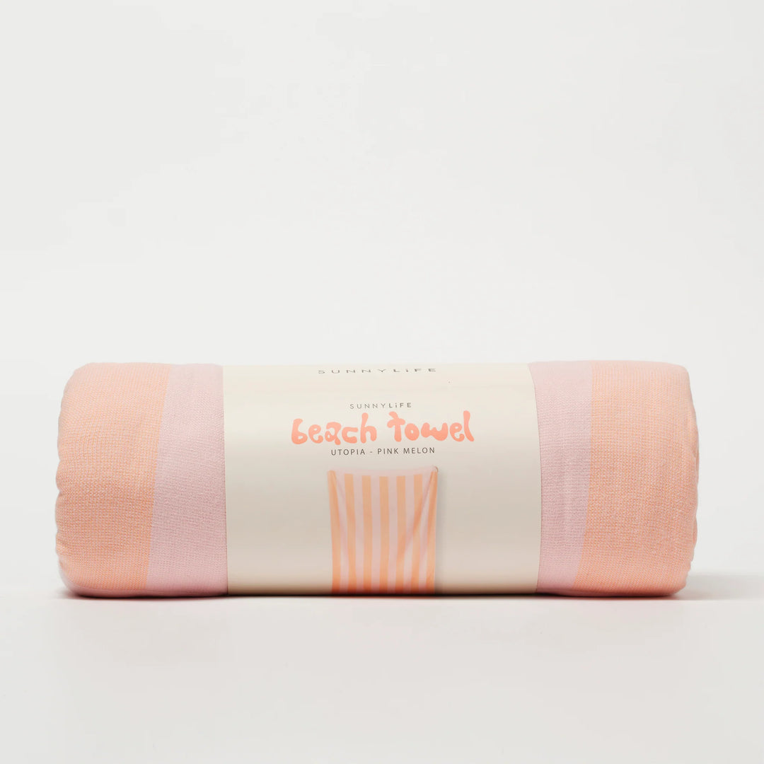 Sunnylife | Beach Towel - Utopia Pink Melon | Shut the Front Door