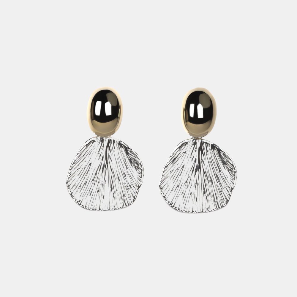 Antigone | Alora Earrings - Silver/Gold | Shut the Front Door