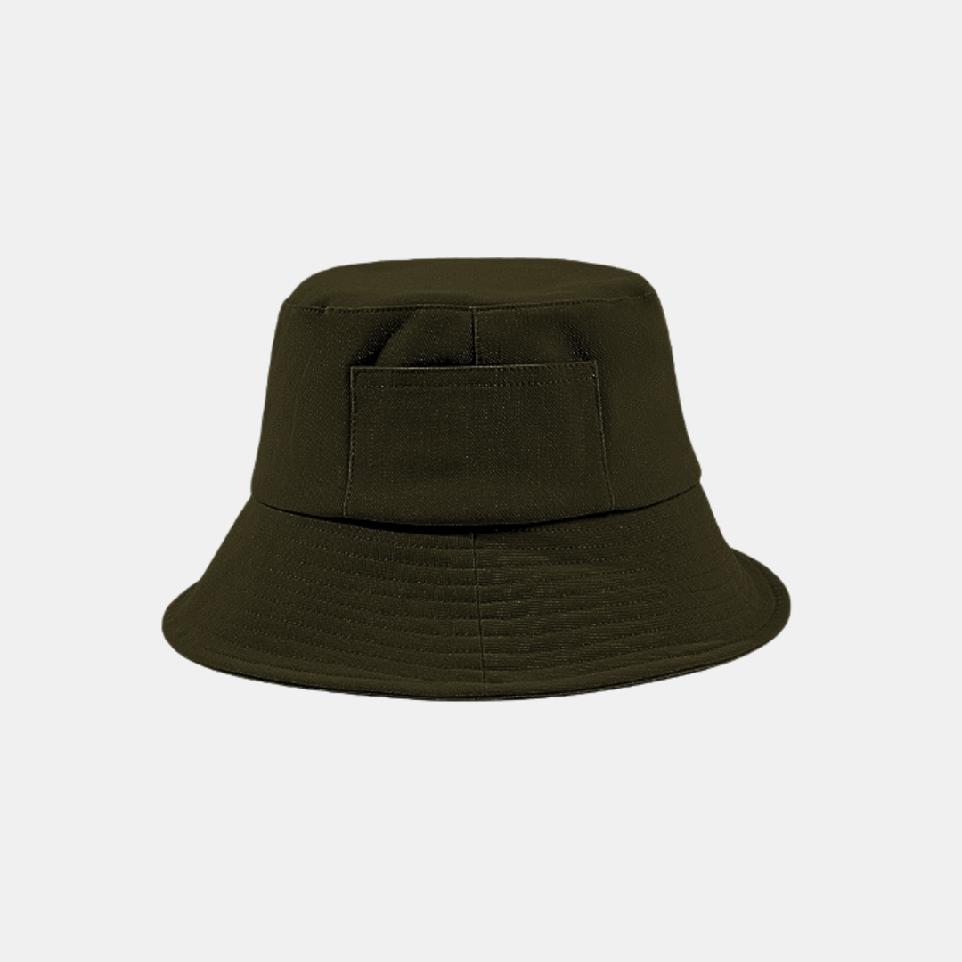 Antigone | Jordan Pocket Bucket Hat - Khaki | Shut the Front Door