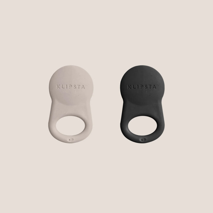 Klipsta | SPEX Clip - Black + Stone - 2 pack | Shut the Front Door