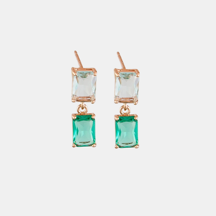 Tiger Tree | Earring Crystal Clara - Green | Shut the Front Door