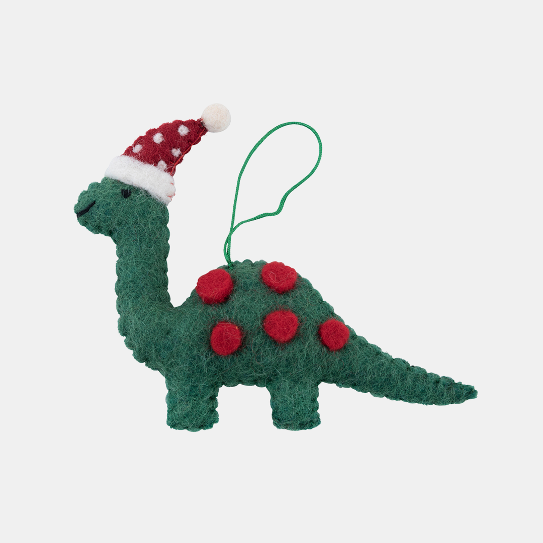 Pashom | Hanging Xmas Dinosaur - Green | Shut the Front Door