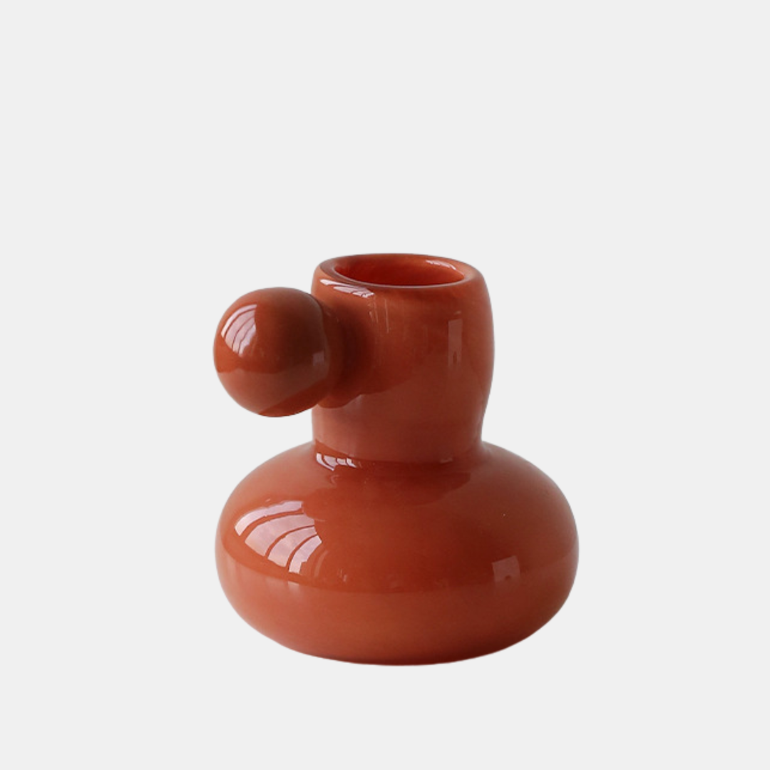 Garcia | Freya Glass Vase - Rust | Shut the Front Door