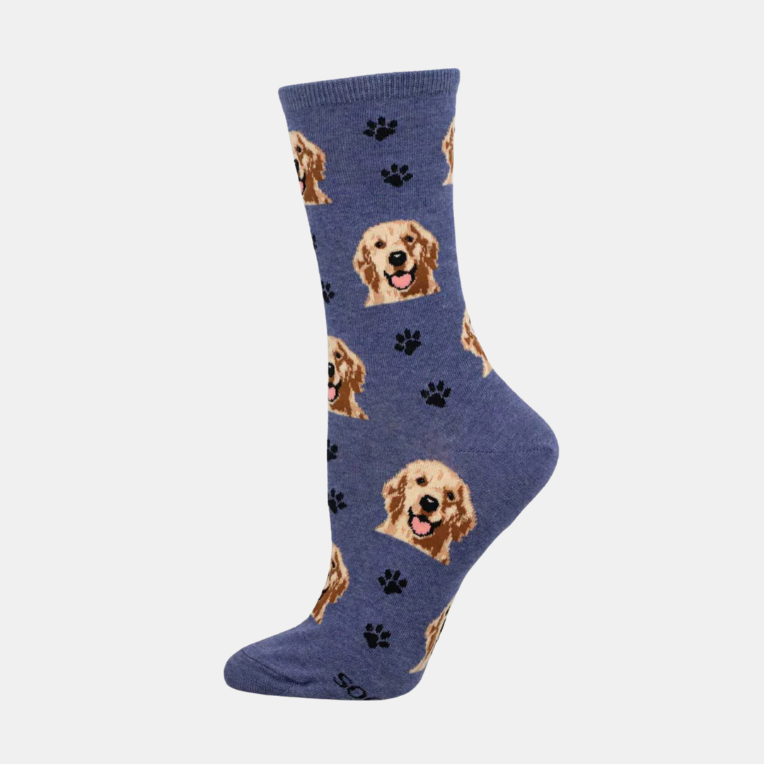 Socksmith | Women's Socks Who's A Good Boy - Denim Heather | Shut the Front Door