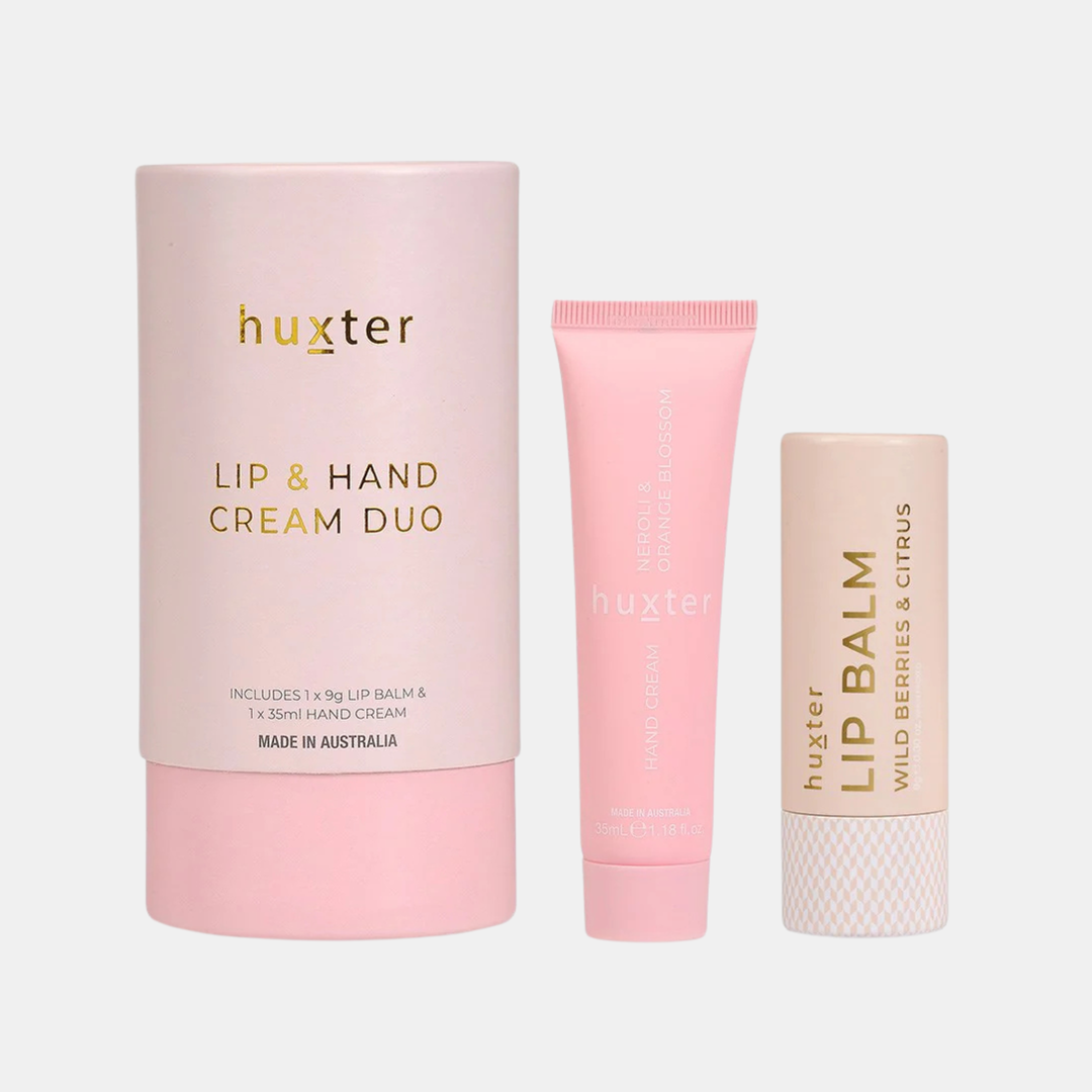 Huxter | Lip & Hand Cream Duo - Neroli & Orange Blossom | Shut the Front Door