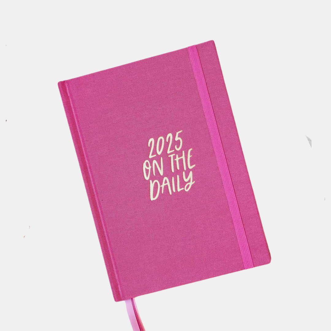 Write to Me Stationery | 2025 On The Daily Planner - Fuchsia | Shut the Front Door