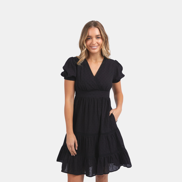 Foxwood | Vacanza Dress - Black | Shut the Front Door