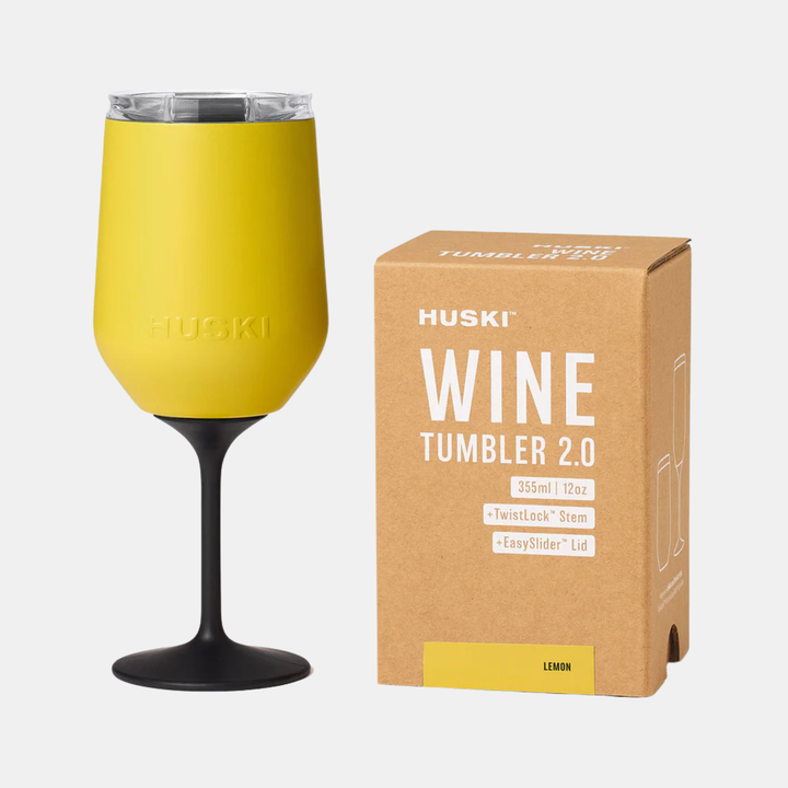 Huski | Huski Wine Tumbler 2.0 - Lemon | Shut the Front Door