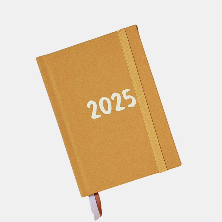 Write to Me Stationery | 2025 Pocket Planner - Mustard | Shut the Front Door