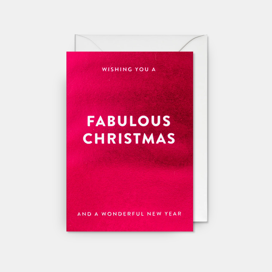 Lagom | Card Wishing You A Fabulous Christmas | Shut the Front Door