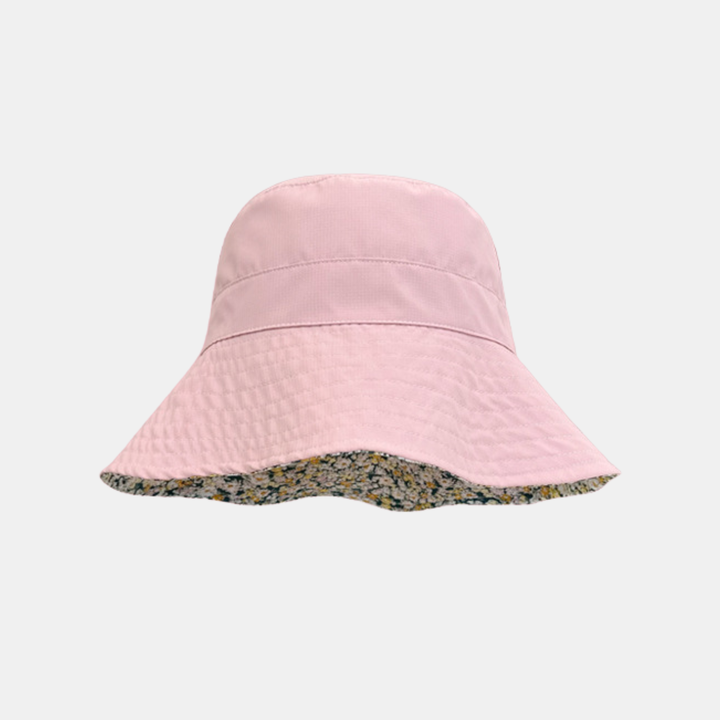 Antigone | Sadie Reversible Bucket Hat - Pink/Floral | Shut the Front Door