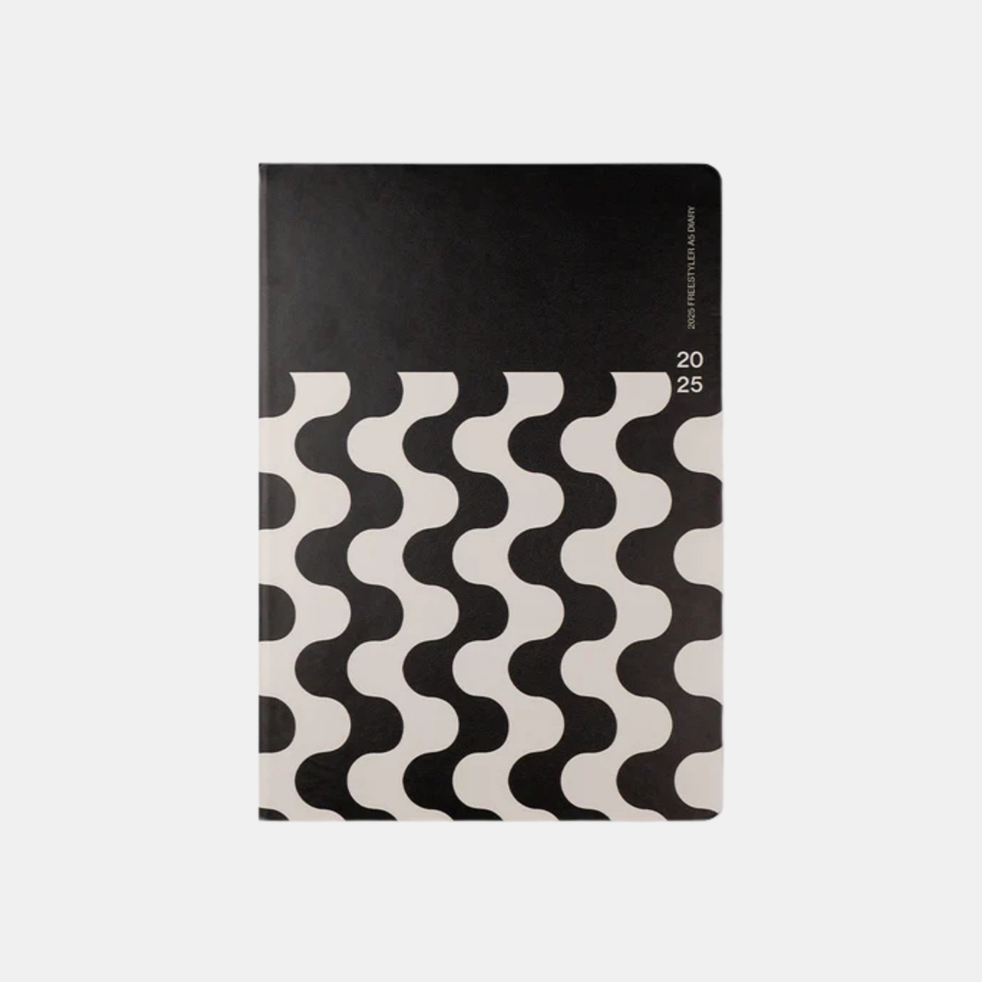 Any Day Now | 2025 Diary Freestyler A5 - Black/White | Shut the Front Door