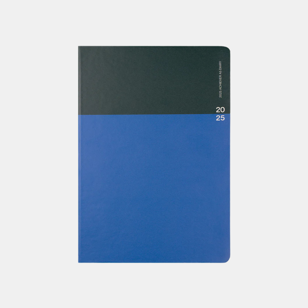 Any Day Now | 2025 The Achiever Diary A5 - Forest/Blue | Shut the Front Door