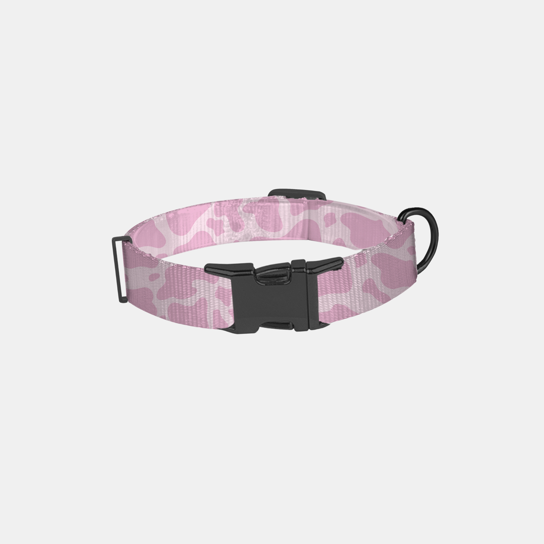 Antigone | Pet Collar Animal Print Pink - Small | Shut the Front Door