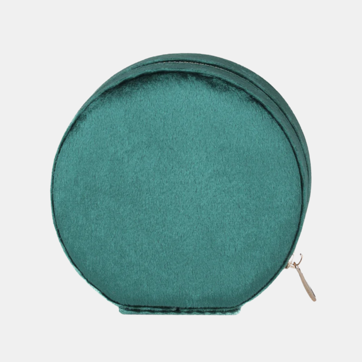 Antigone | Brydie Round Jewellery Box - Emerald | Shut the Front Door