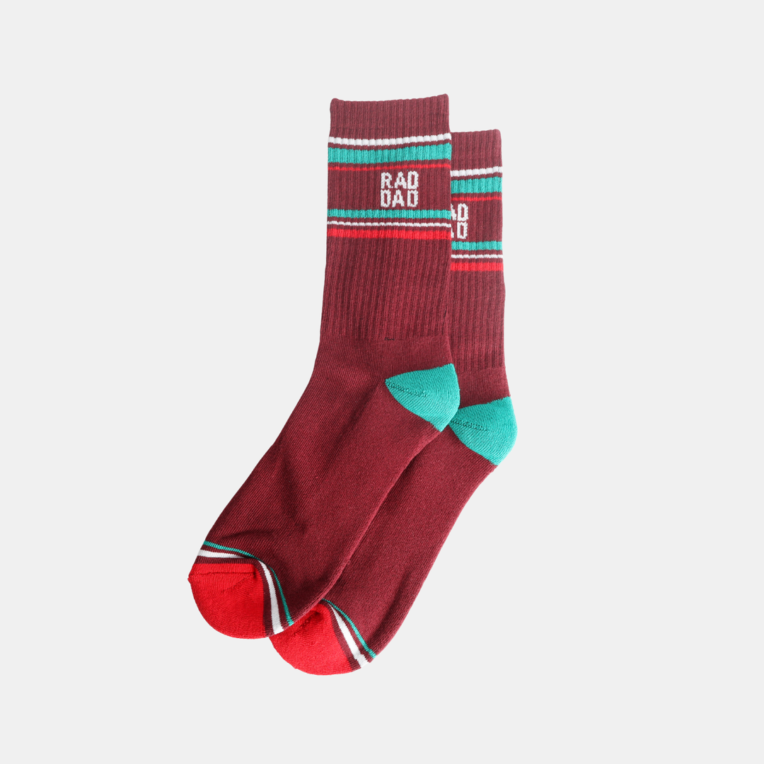 Antigone | Socks - Dark Red - Rad Dad | Shut the Front Door