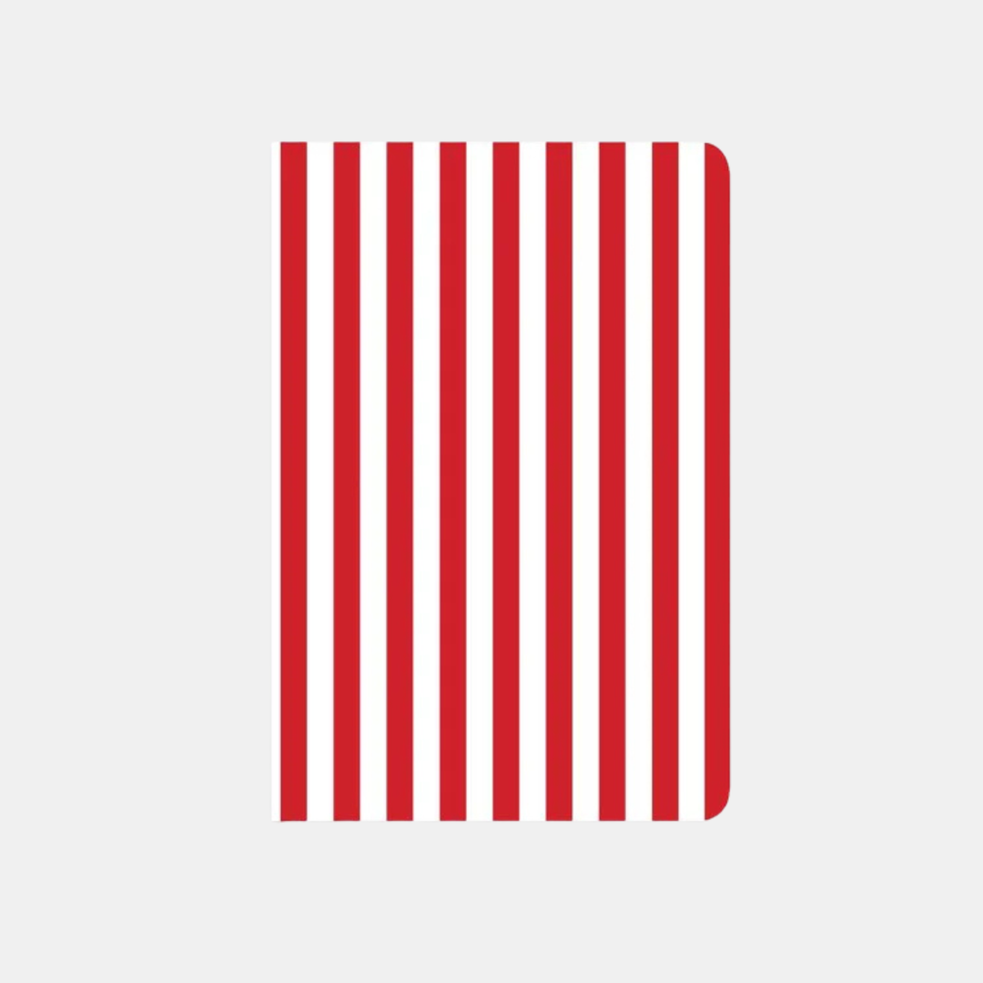 Father Rabbit | Notebook - Nautical Red Stripe | Shut the Front Door