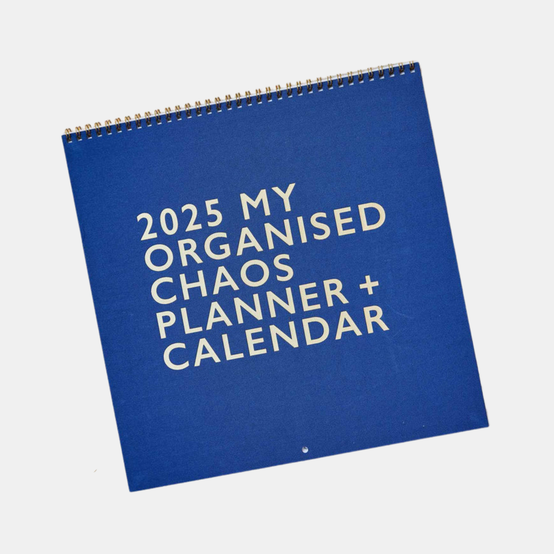 Write to Me Stationery | 2025 Linen Planner & Calendar - Indigo | Shut the Front Door