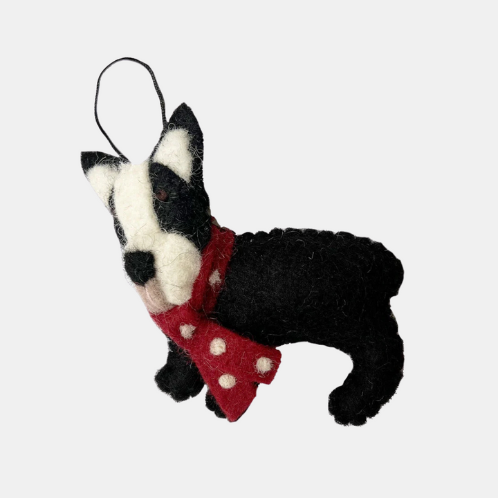 Pashom | Hanging French Bulldog Decoration - Black | Shut the Front Door