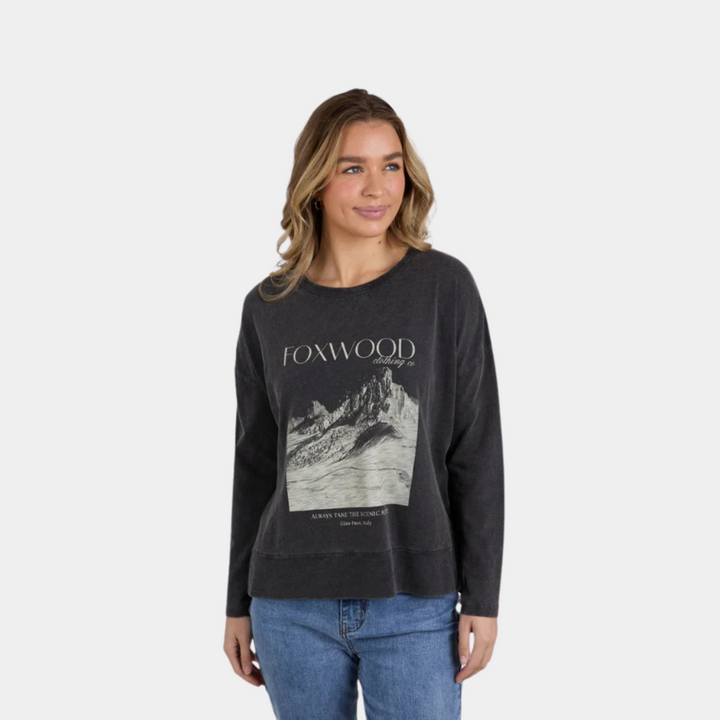 Foxwood | Scenic Route LS - Washed Black | Shut the Front Door