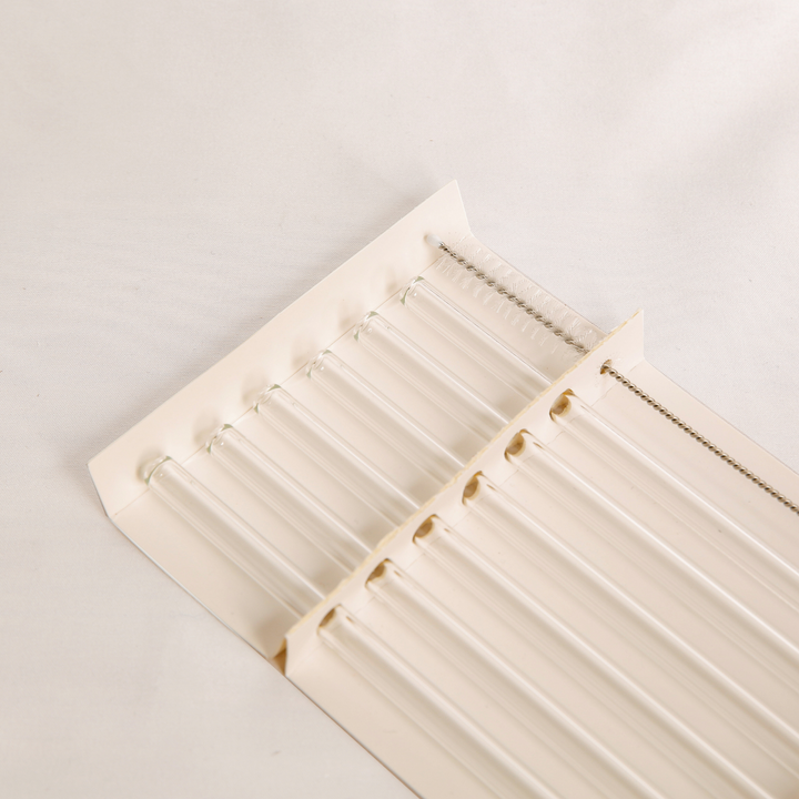 Antigone | Reusable Glass Straws Set 6 - Straight Clear | Shut the Front Door