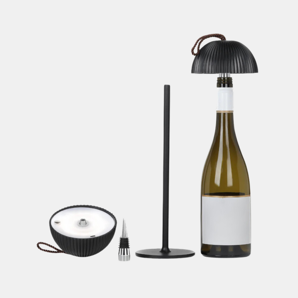 Antigone | Light Wine Stopper - Black | Shut the Front Door