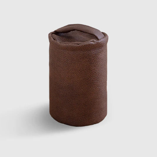 MOOD | Door Stop Vegan Leather Brown | Shut the Front Door