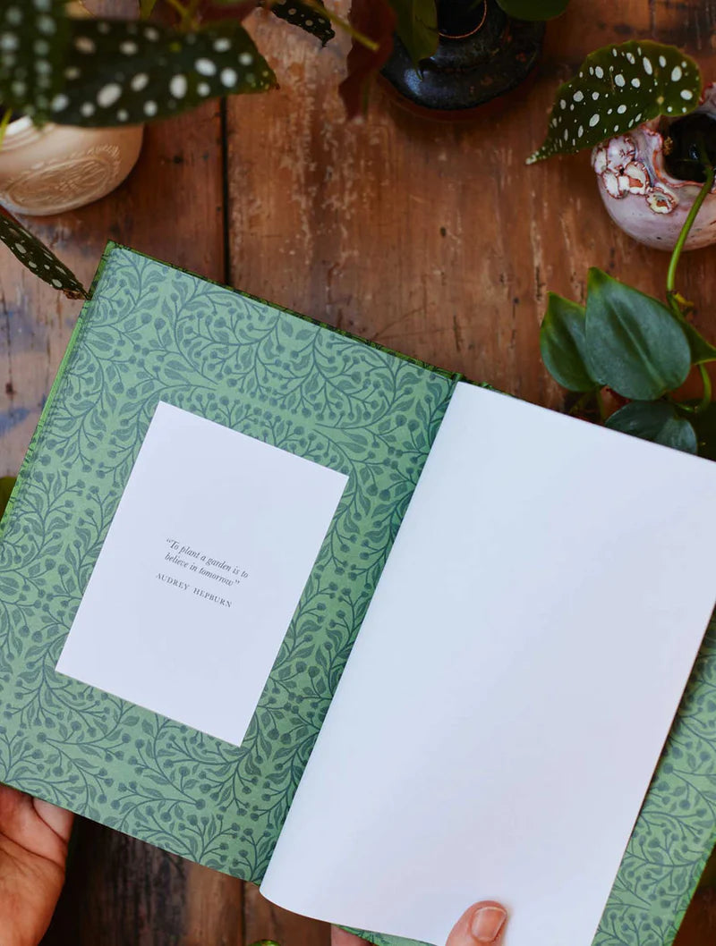 Write to Me Stationery | Plant & Garden Journal - Green | Shut the Front Door