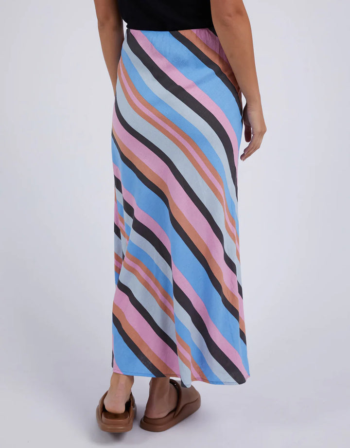 Foxwood | Gazelle Stripe Skirt - Strawberry | Shut the Front Door