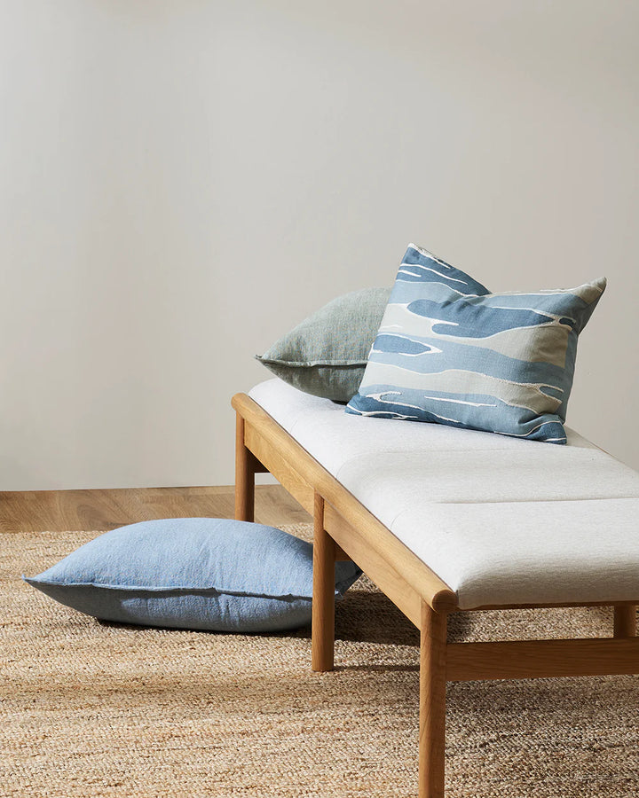 Baya | Arcadia Cushion 40x60cm - Chambray | Shut the Front Door