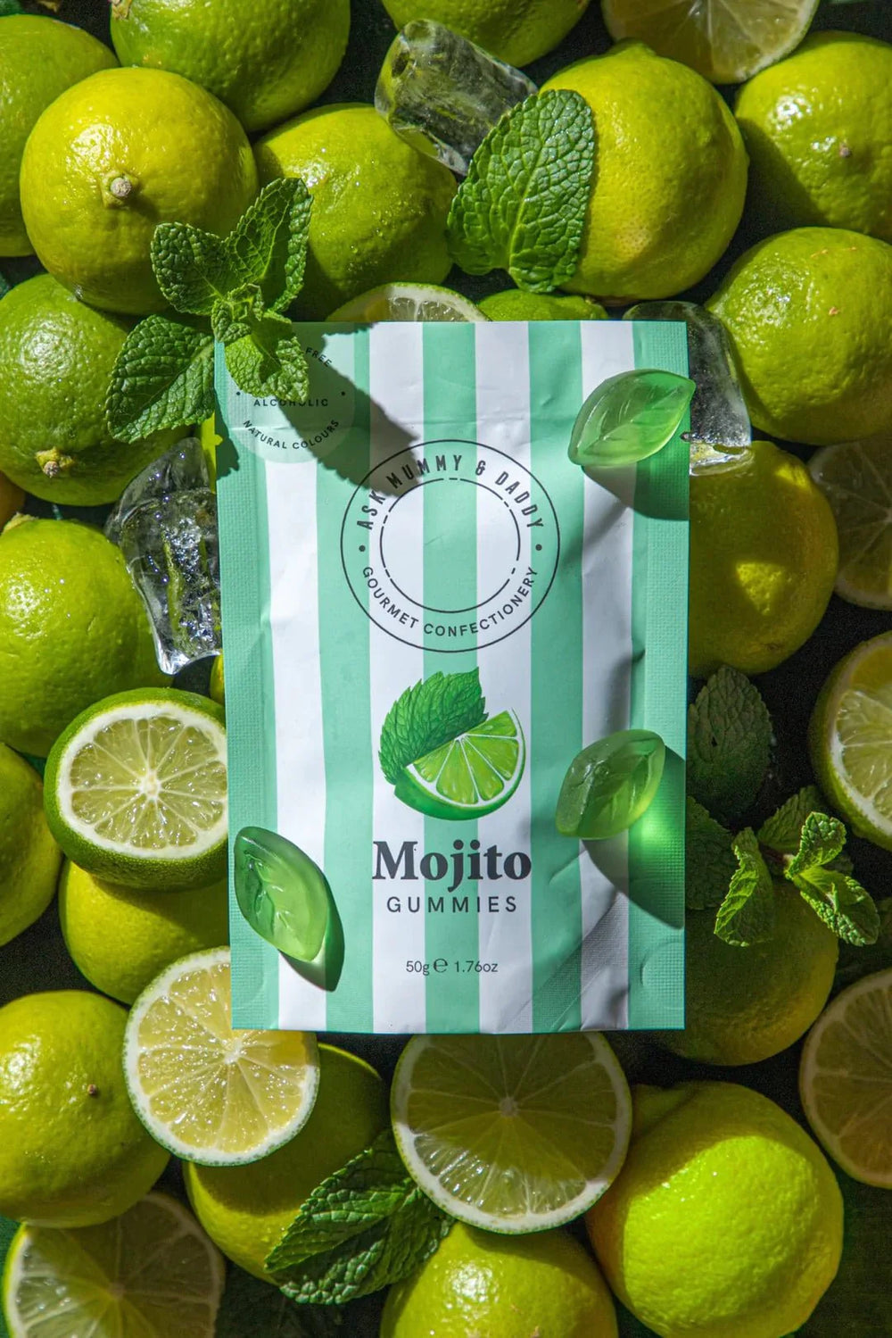 Ask Mummy & Daddy | Mojito Gummies 50g | Shut the Front Door