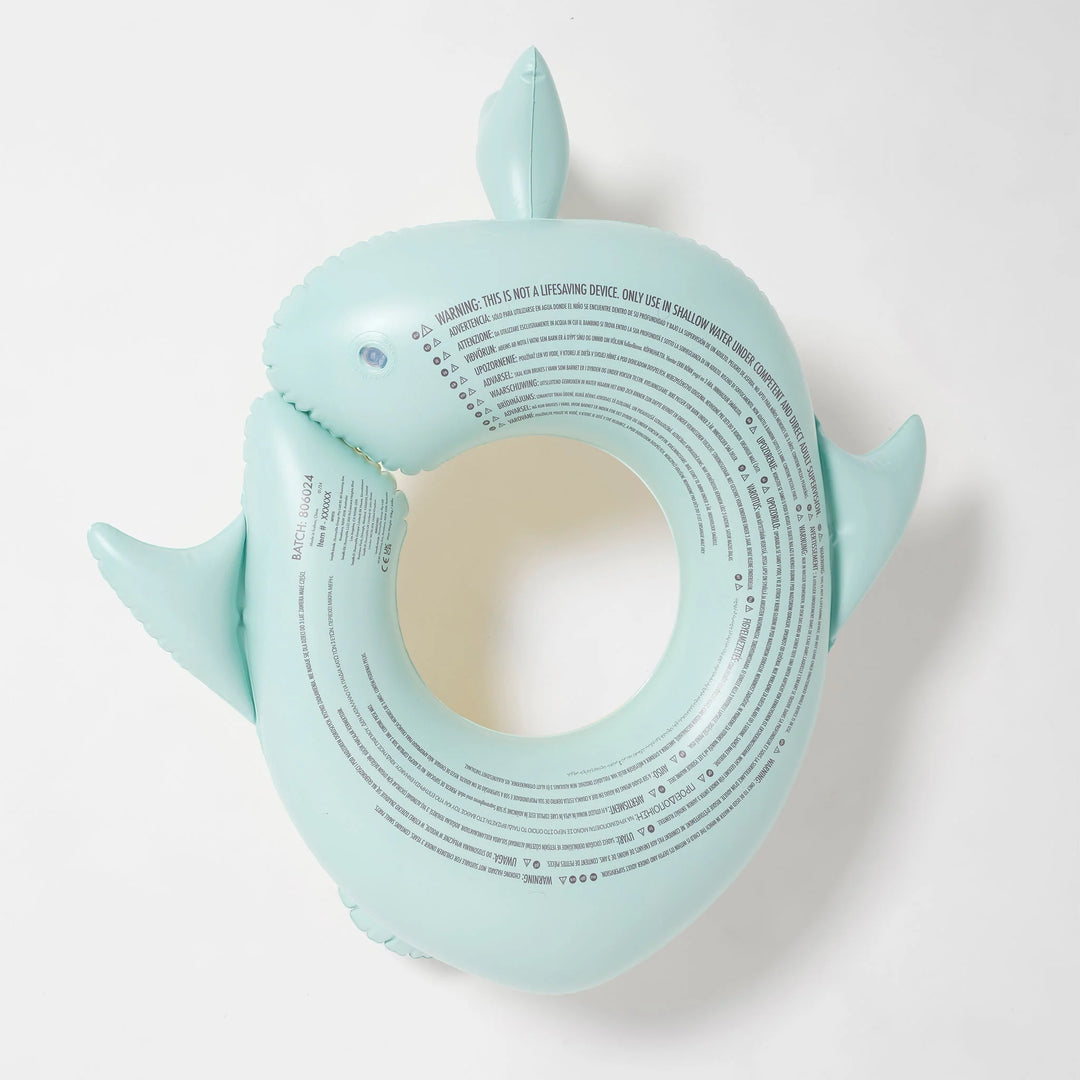 Sunnylife | Kids Tube Pool Ring - Salty the Shark Multi | Shut the Front Door