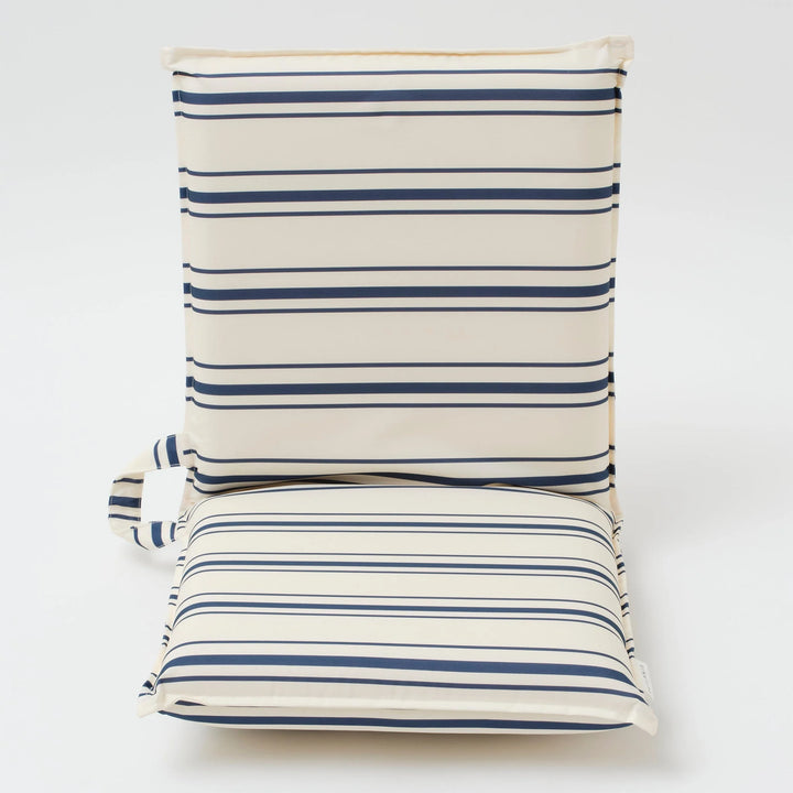 Sunnylife | The Resort Lean Back Beach Chair - Coastal Blue | Shut the Front Door