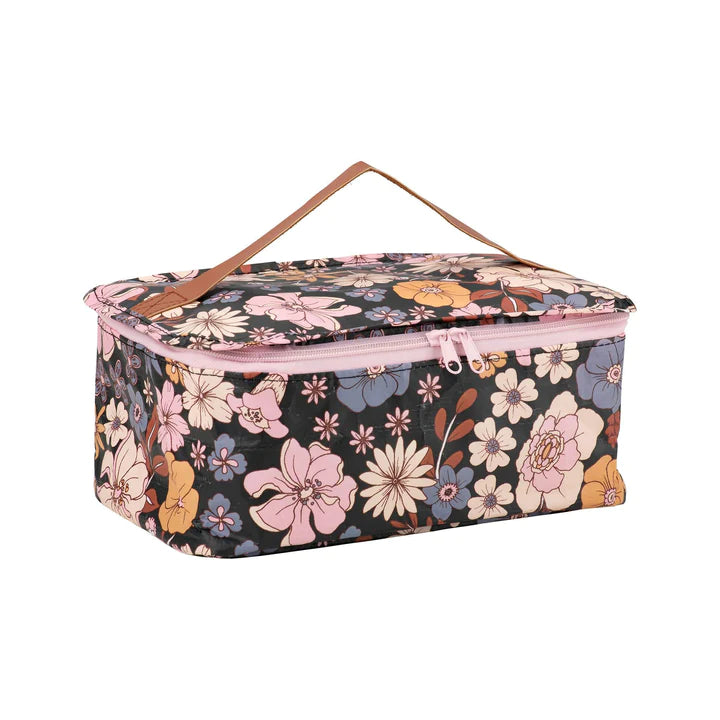 Kollab | Toiletry Stash Bag - Lilac Fields | Shut the Front Door