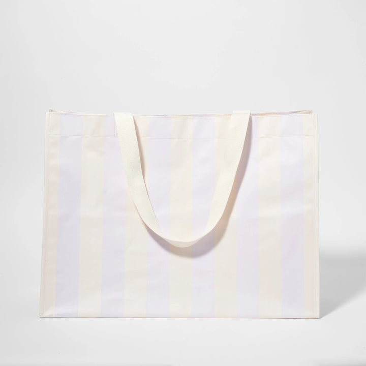 Sunnylife | Carryall Beach Bag - Rio Sun Pastel Lilac Stripe | Shut the Front Door